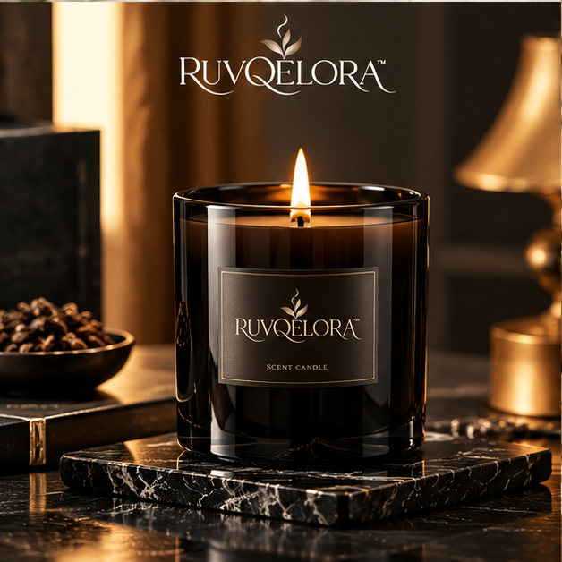 RUVQELORA™ Velvet Noir Scent Candle