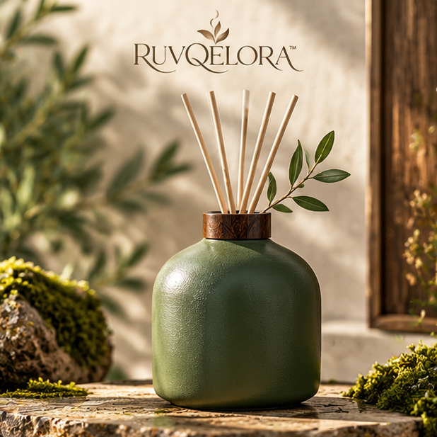 RUVQELORA™ Forest Green Botanical Diffuser